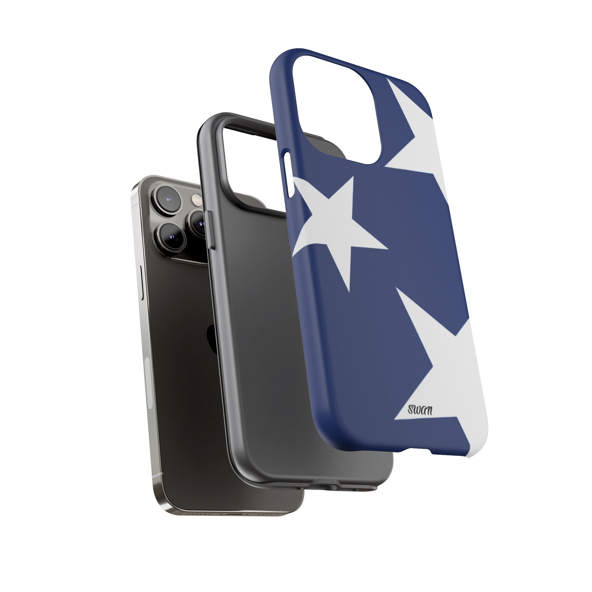 Star Bloom (White in Blue)