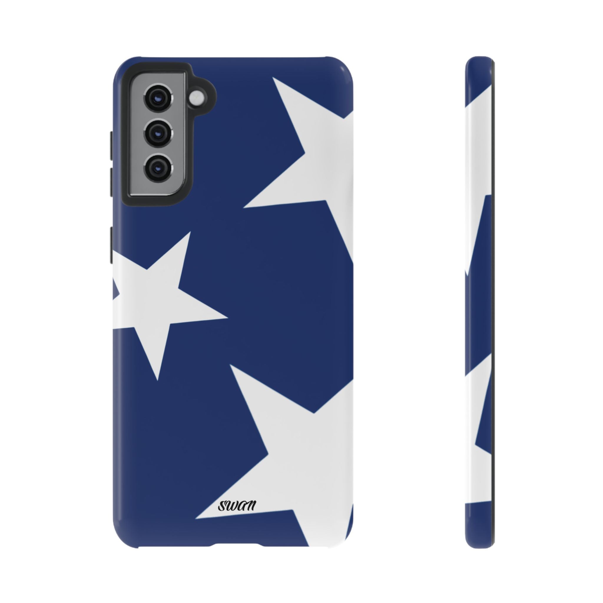 Star Bloom (White in Blue)