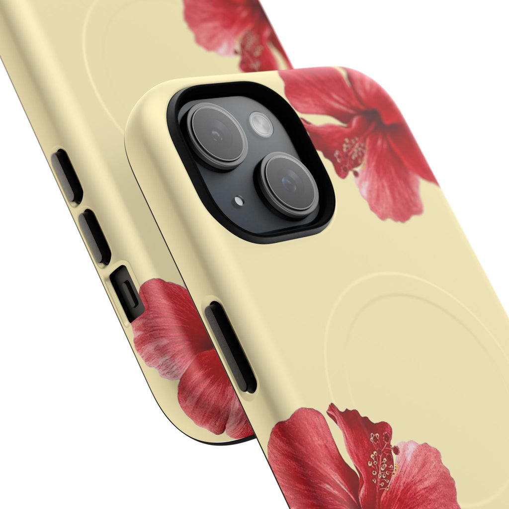 Hibiscus floral (Jaune tendre) (Magsafe)