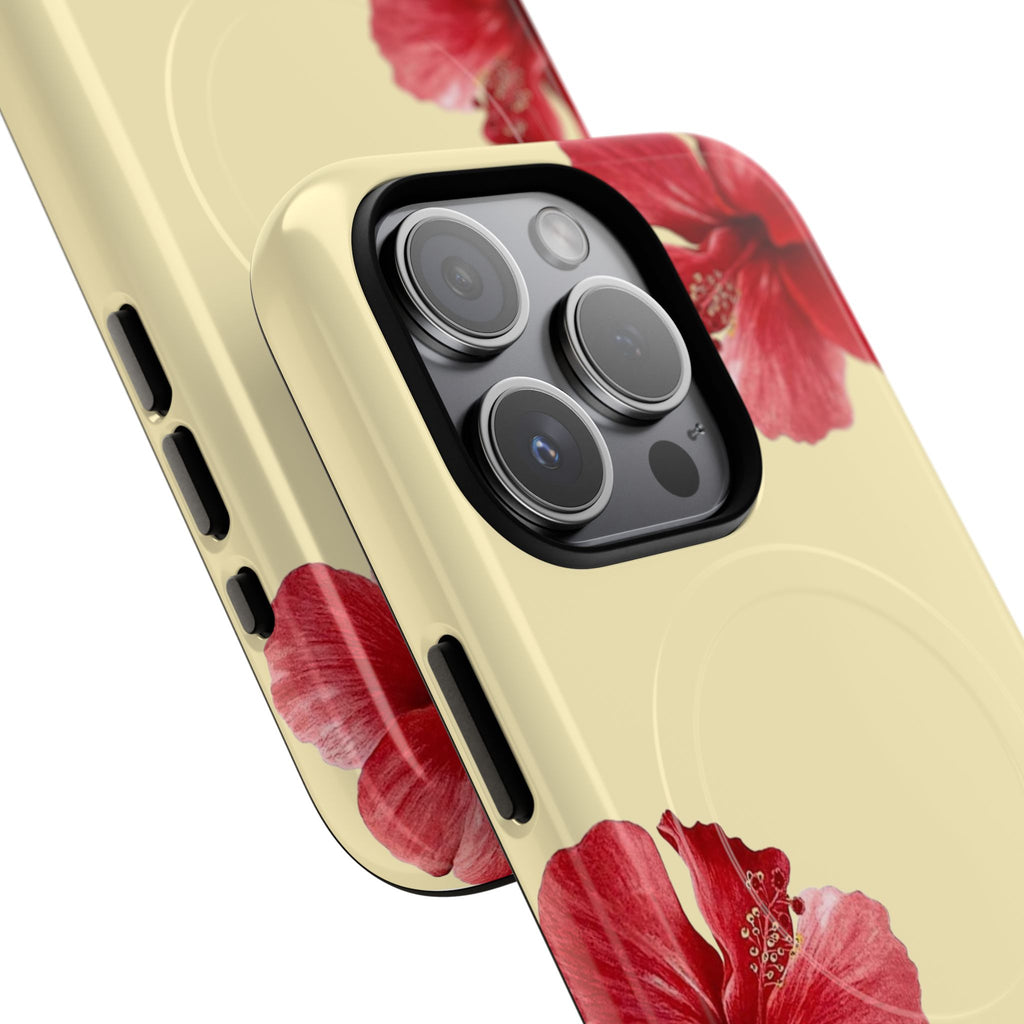 Hibiscus floral (Jaune tendre) (Magsafe)