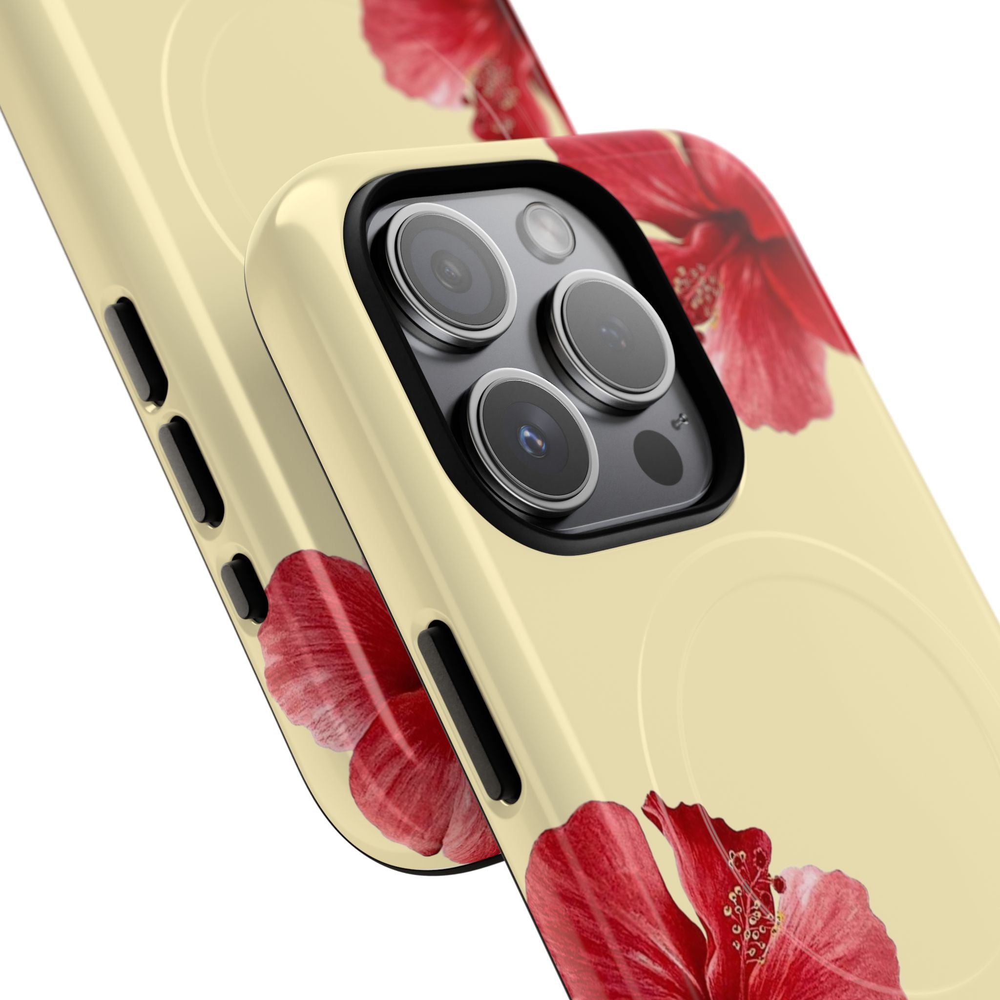 Hibiscus floral (Jaune tendre) (Magsafe)