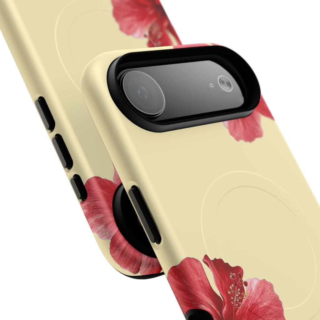 Hibiscus floral (Jaune tendre) (Magsafe)