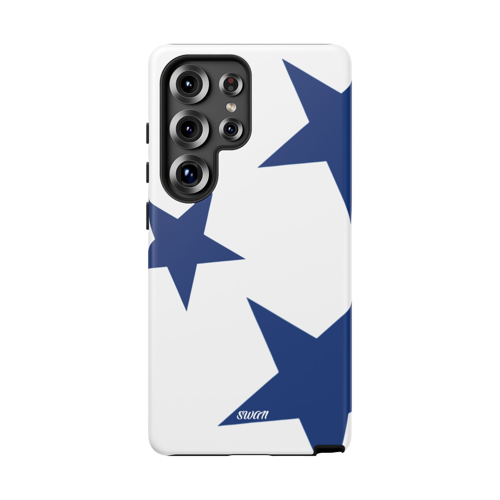 Sternenblüte (Blau in Weiß)