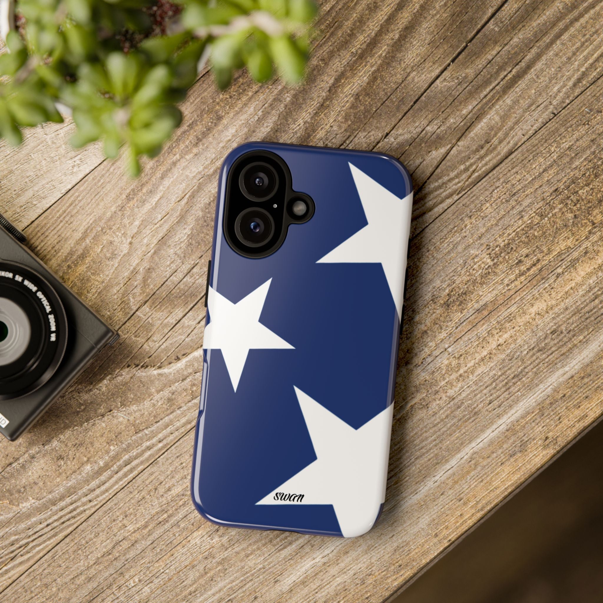 Star Bloom (White in Blue)