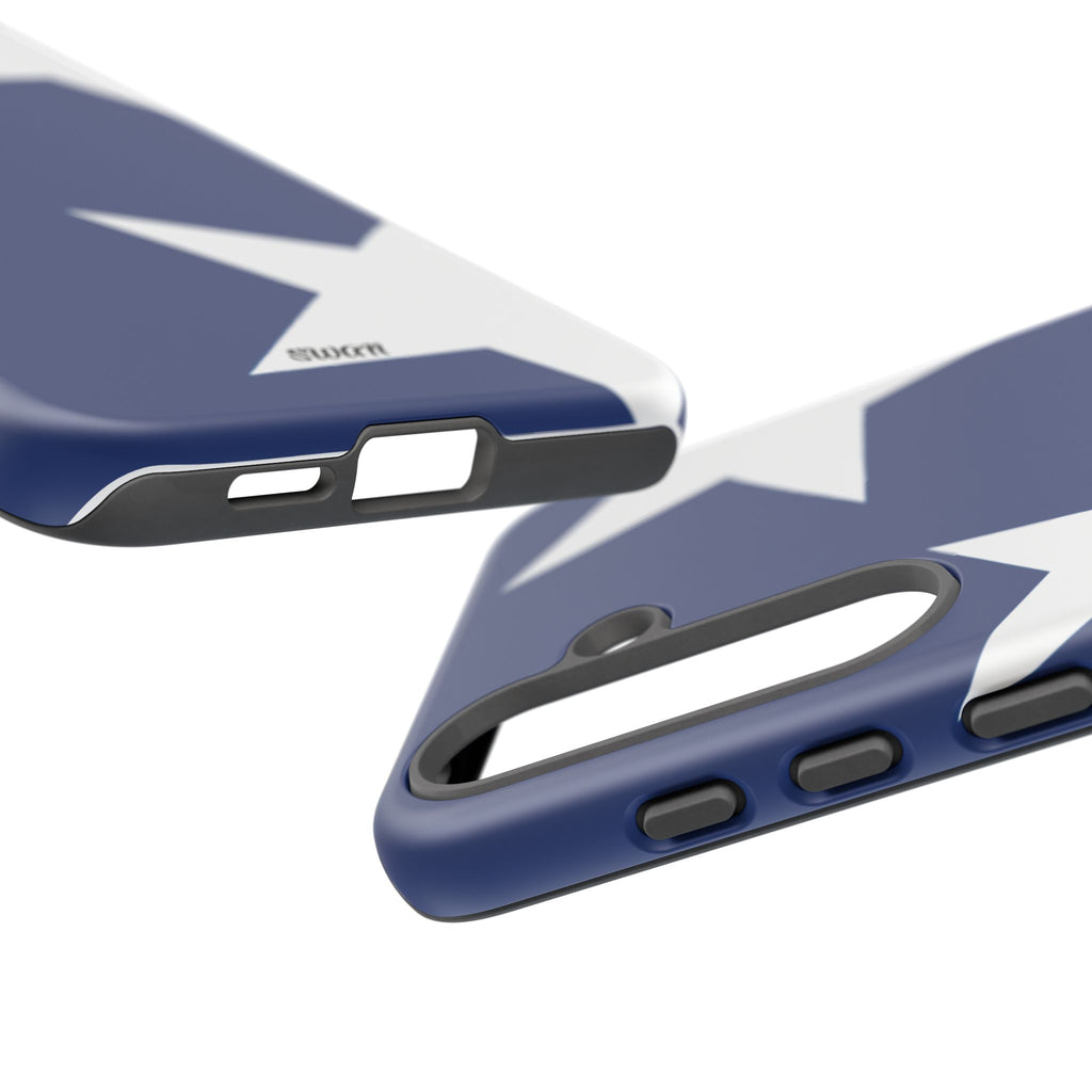 Star Bloom (White in Blue)