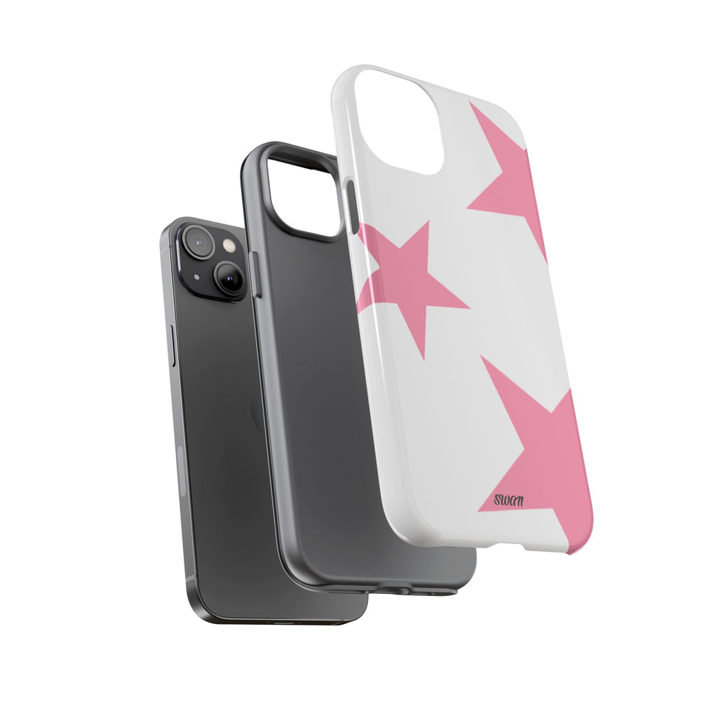 Star Bloom (Pink in White)