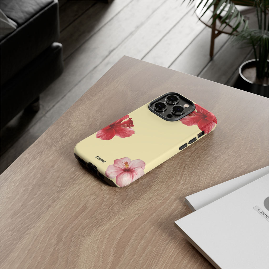 Blumiger Hibiskus (Zartgelb)