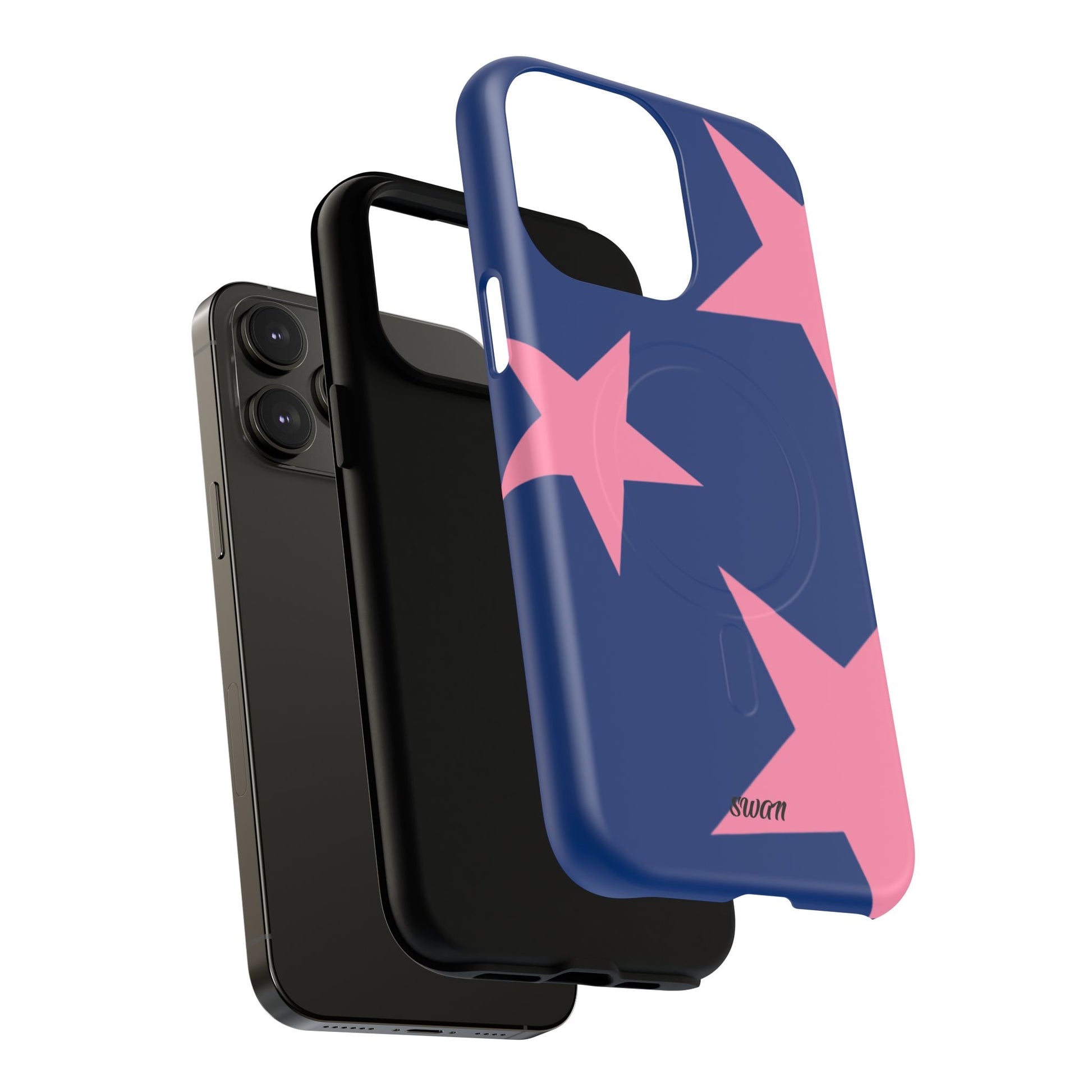Star Bloom (Pink in Blue) (Magsafe) - Swan