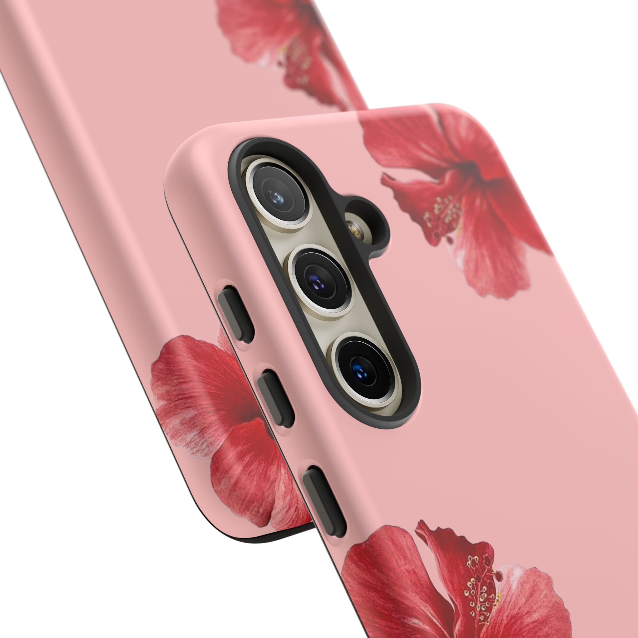 Blühender Hibiskus (Rosa)