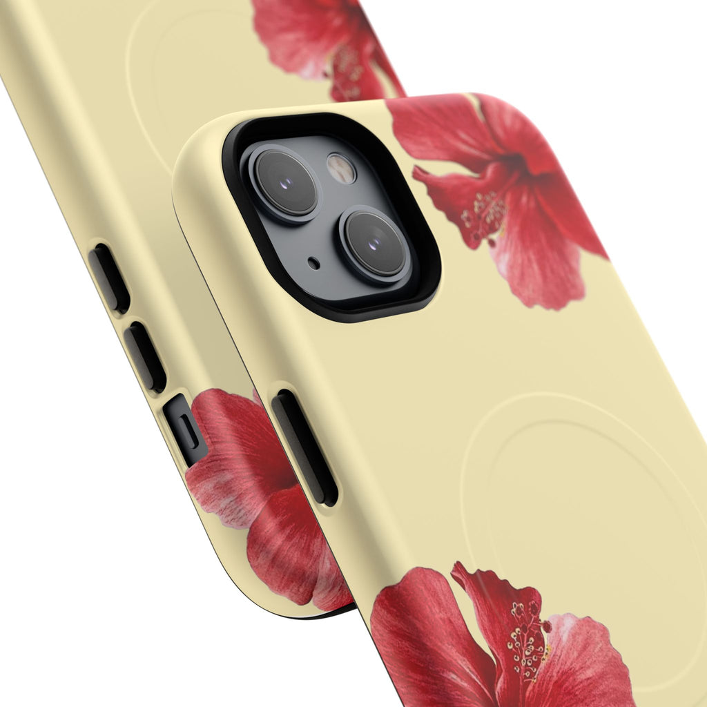 Hibiscus floral (Jaune tendre) (Magsafe)