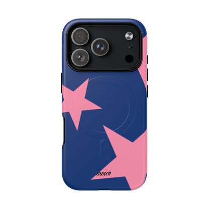 Star Bloom (Pink in Blue) (Magsafe) - Swan