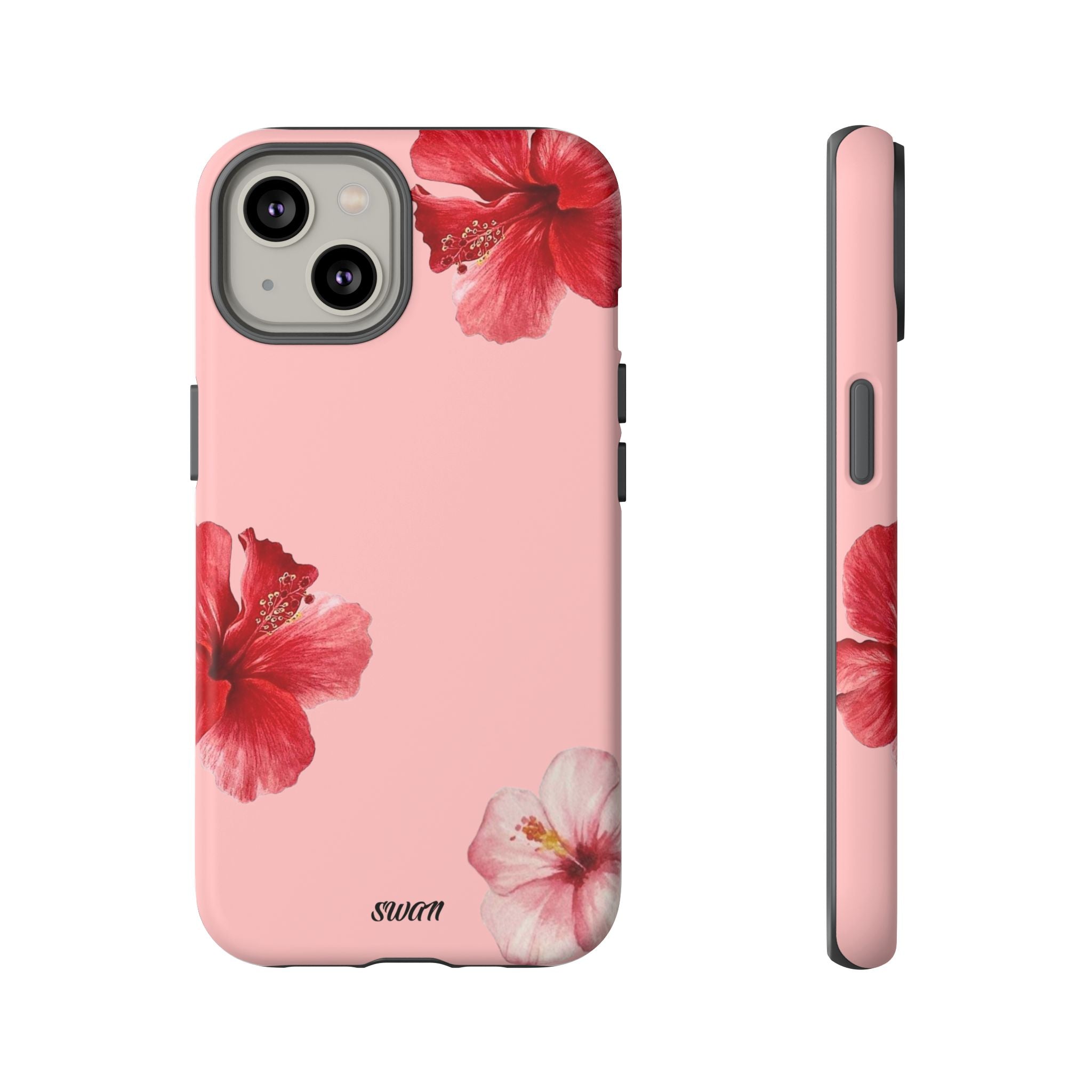 Blühender Hibiskus (Rosa)