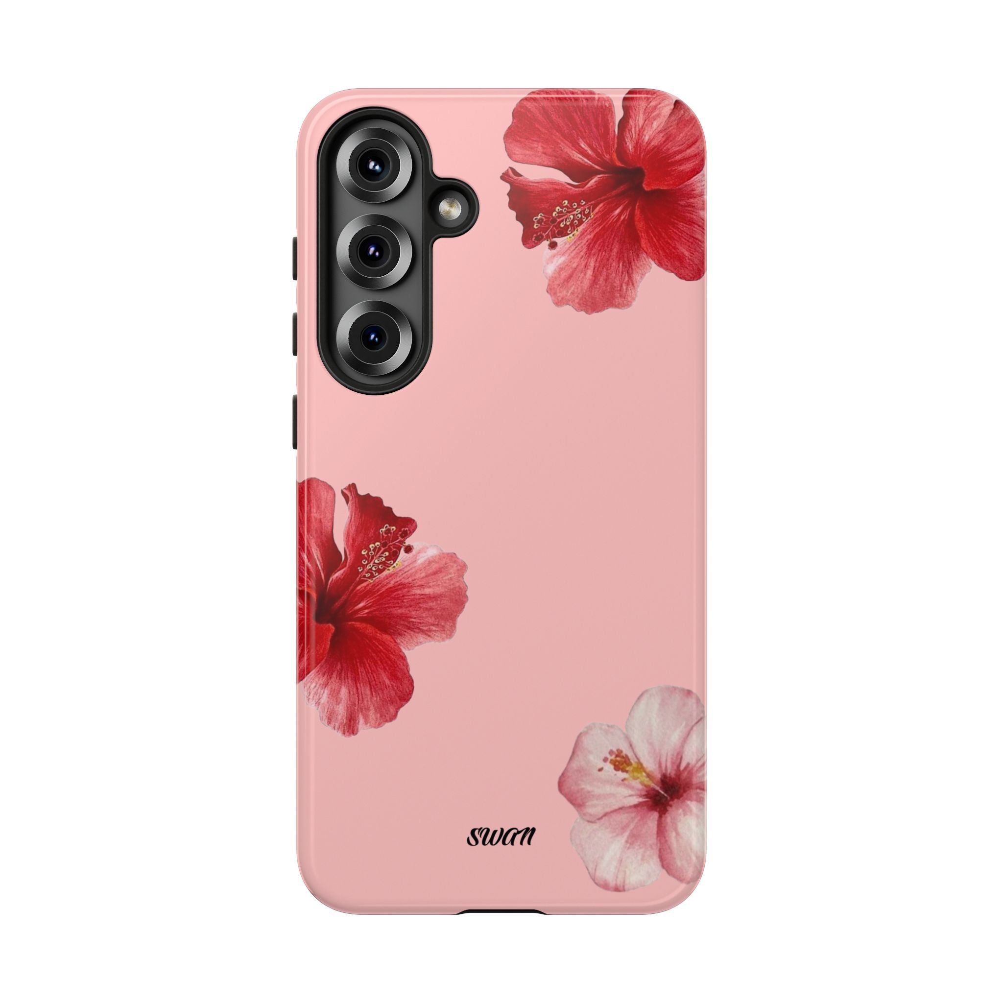 Blühender Hibiskus (Rosa)