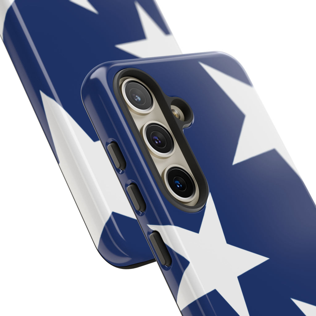 Star Bloom (White in Blue)