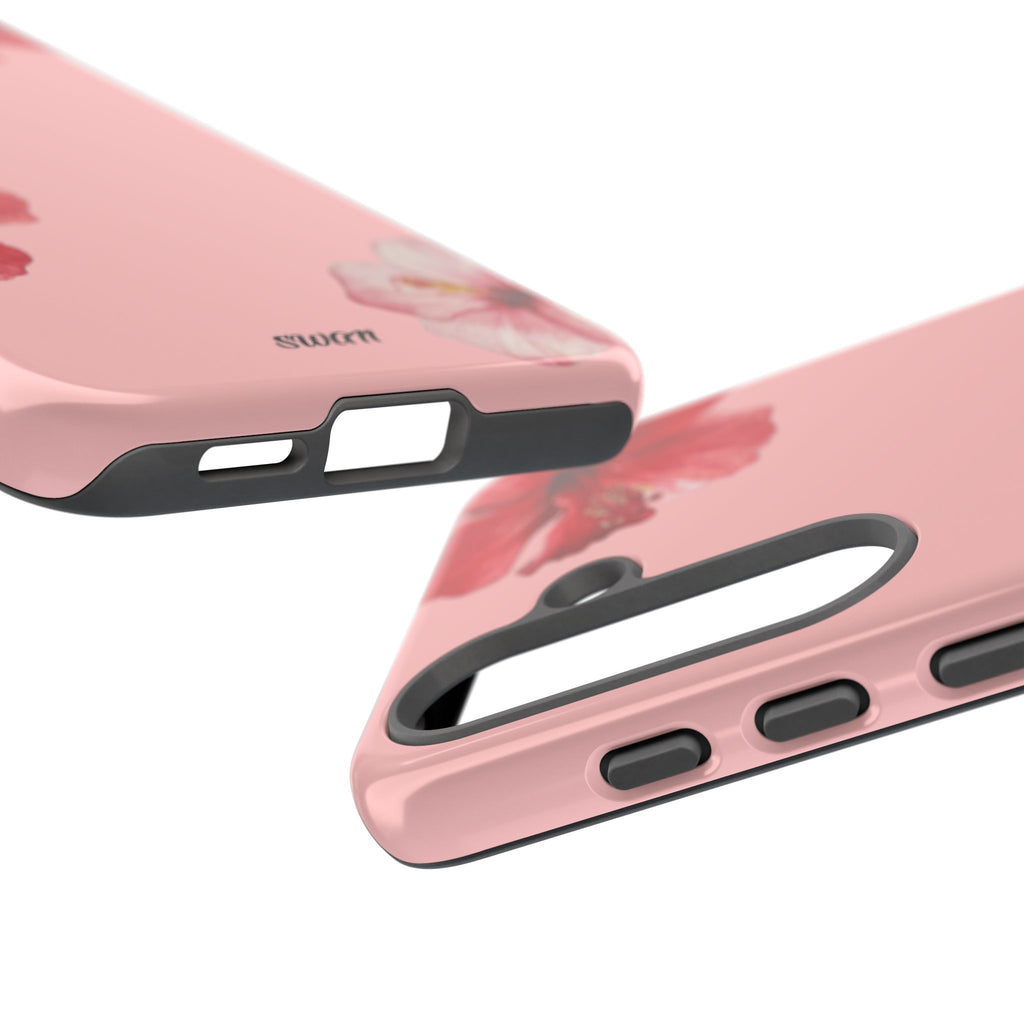 Blühender Hibiskus (Rosa)