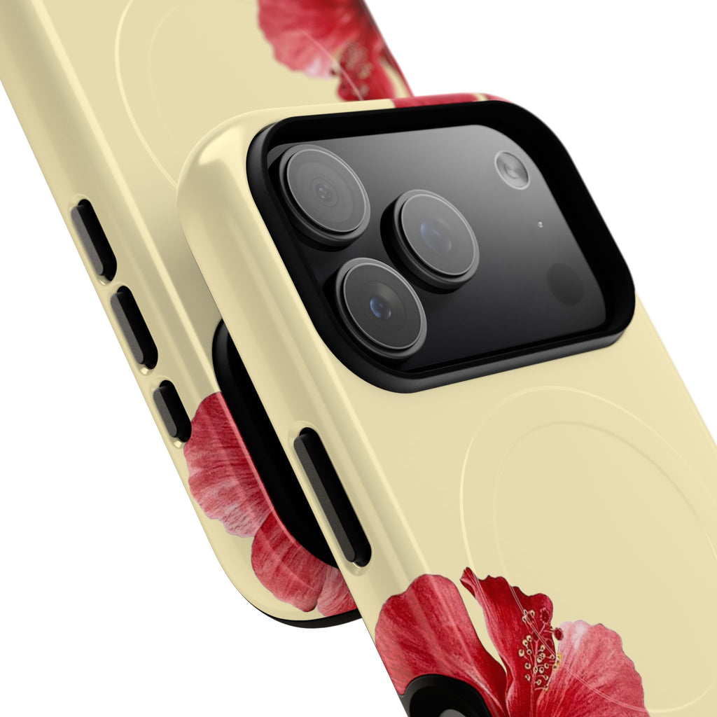 Hibiscus floral (Jaune tendre) (Magsafe)