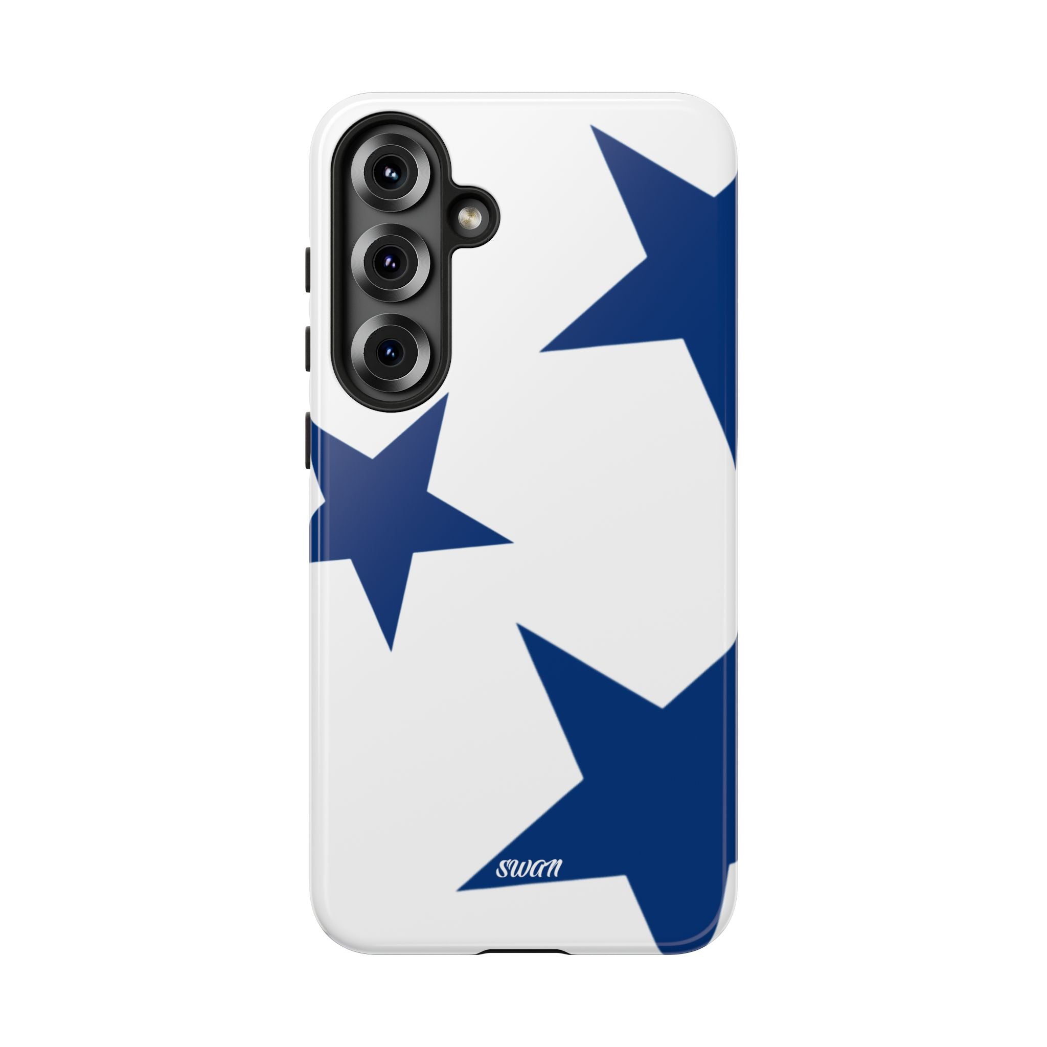 Sternenblüte (Blau in Weiß)