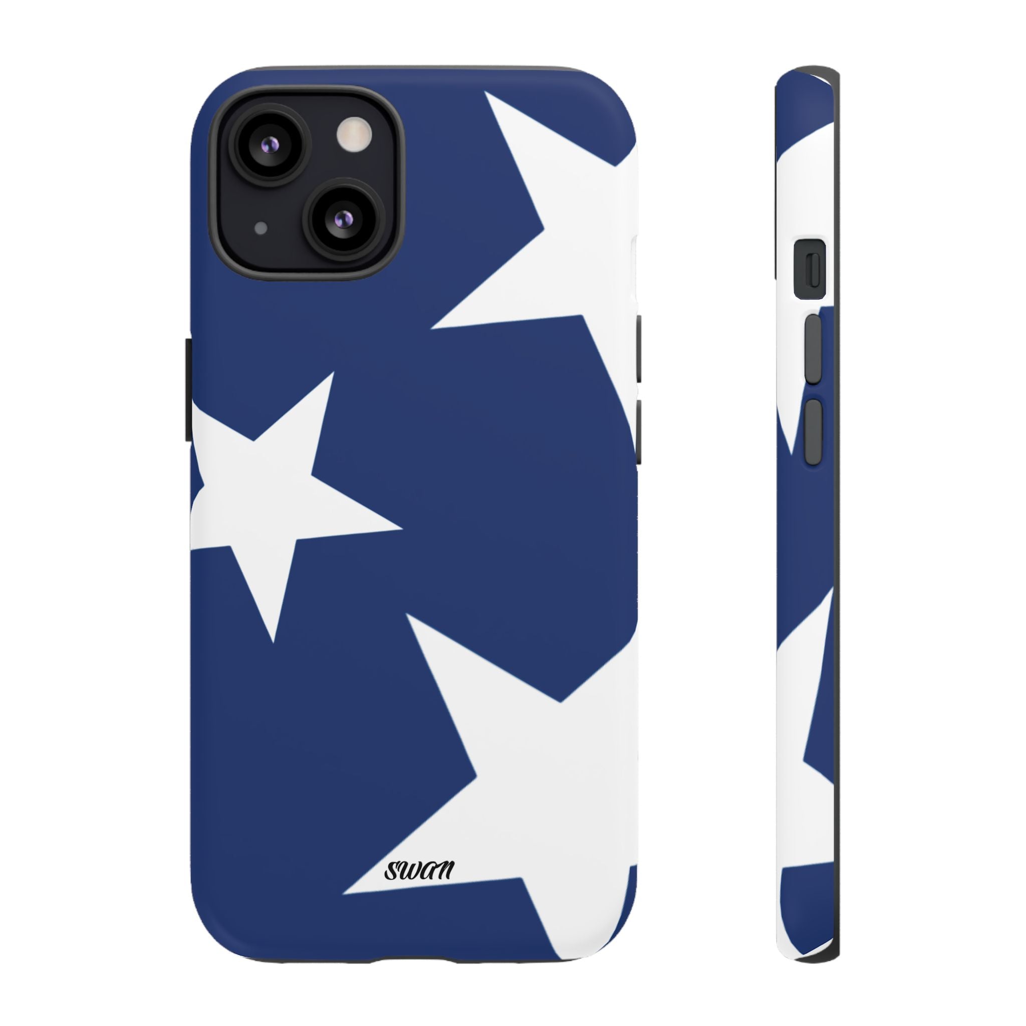 Star Bloom (White in Blue)