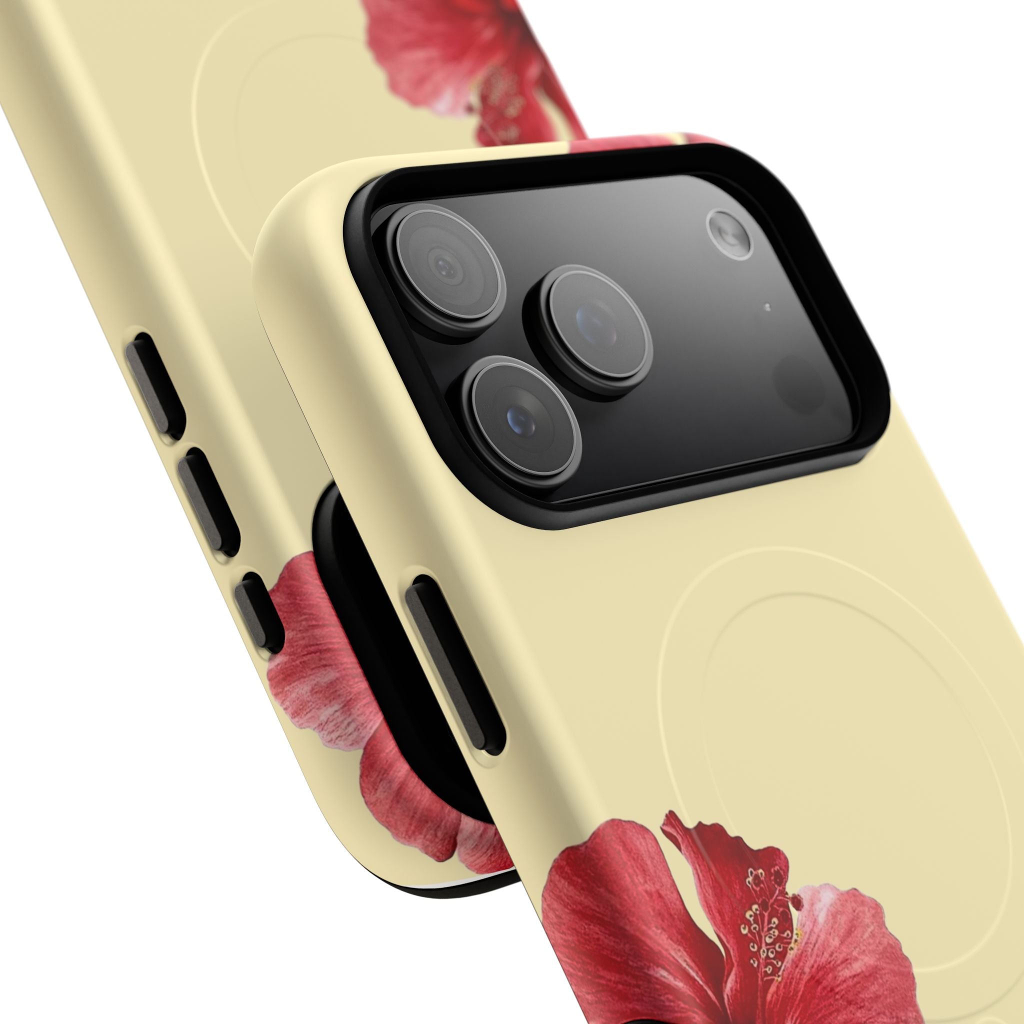 Hibiscus floral (Jaune tendre) (Magsafe)