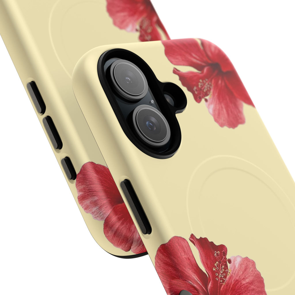 Hibiscus floral (Jaune tendre) (Magsafe)