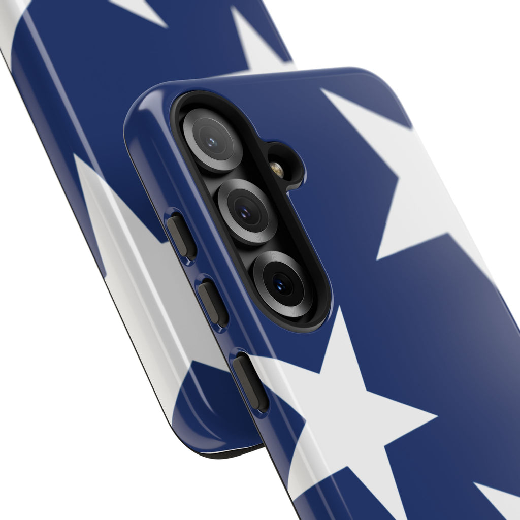 Star Bloom (White in Blue)