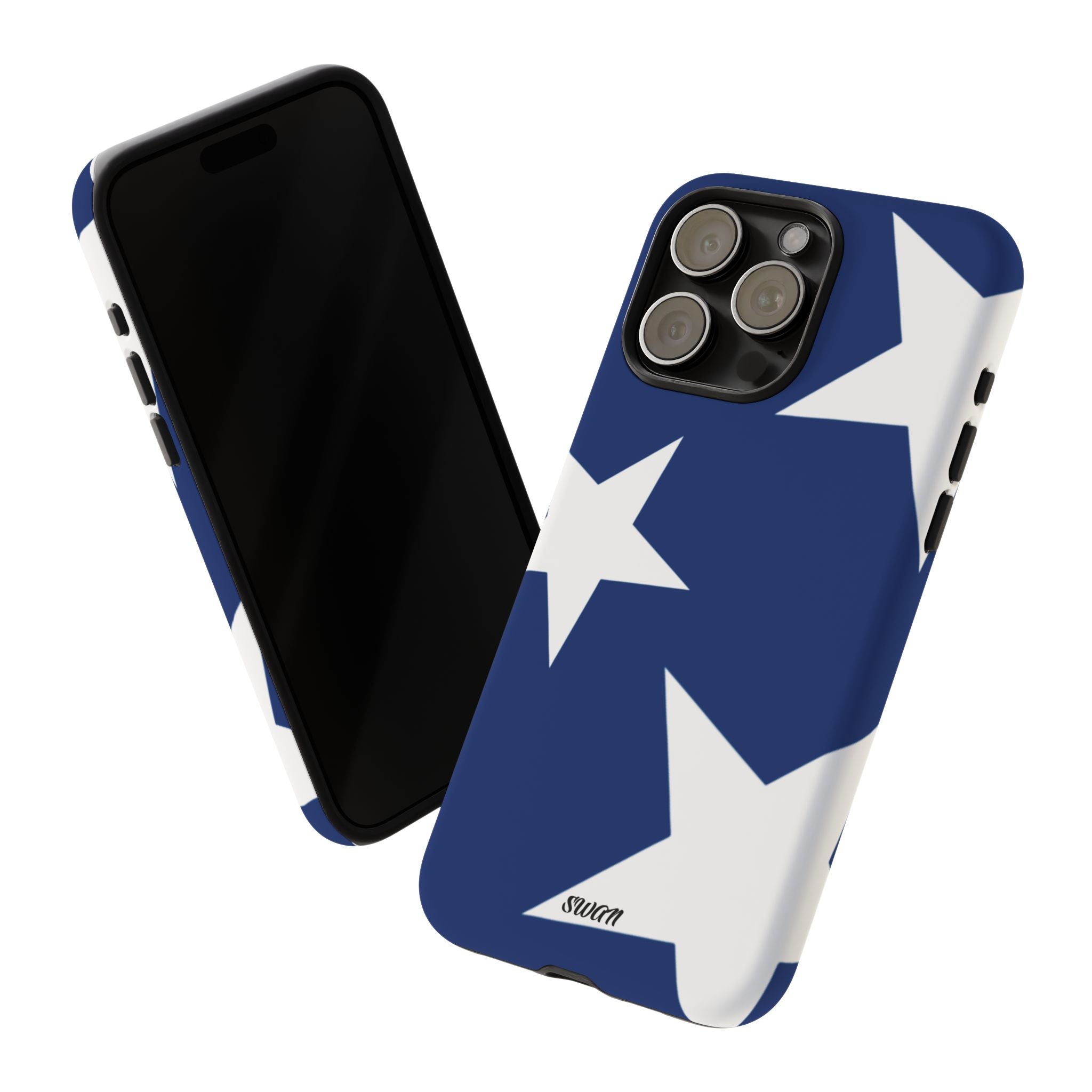 Star Bloom (White in Blue)