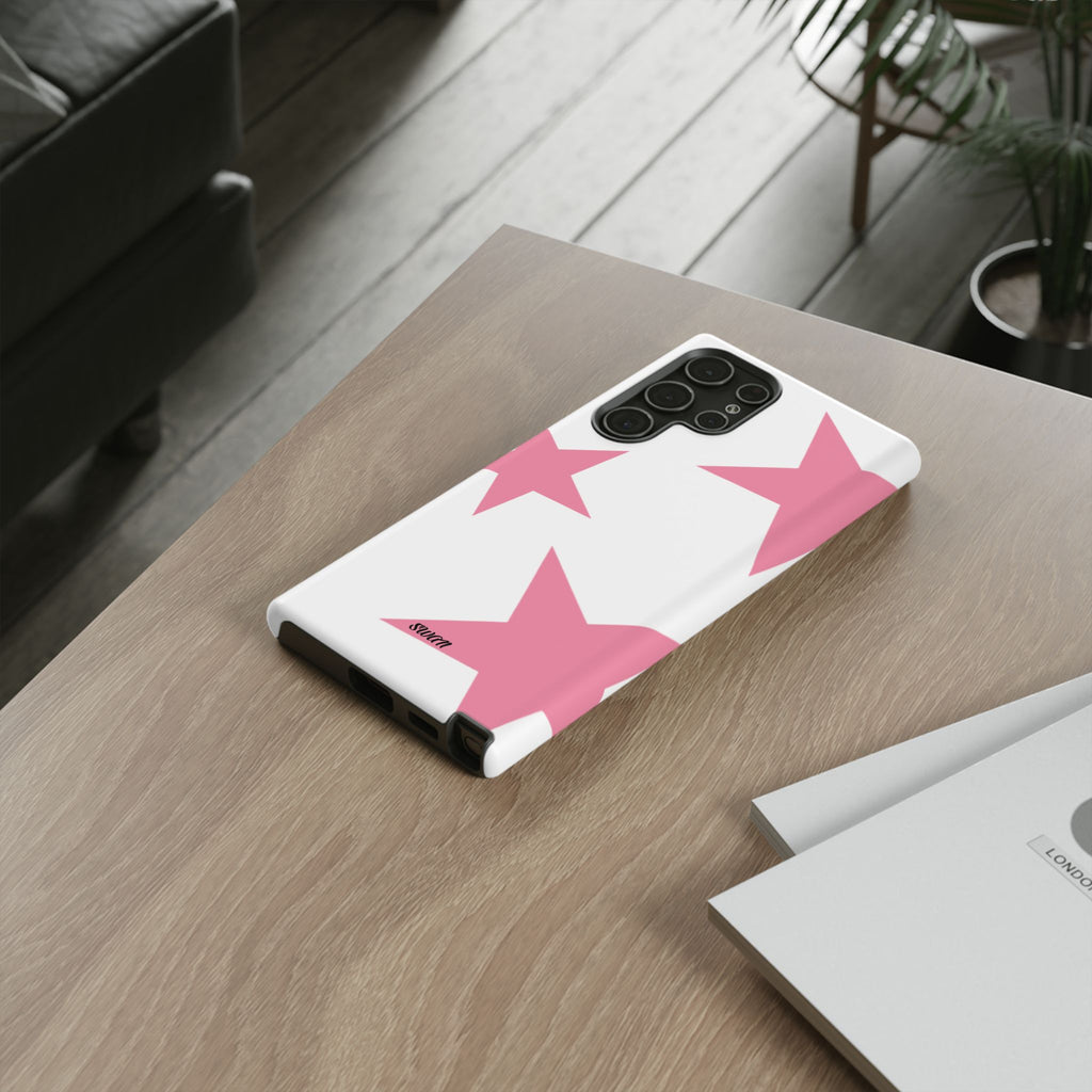 Star Bloom (Pink in White)