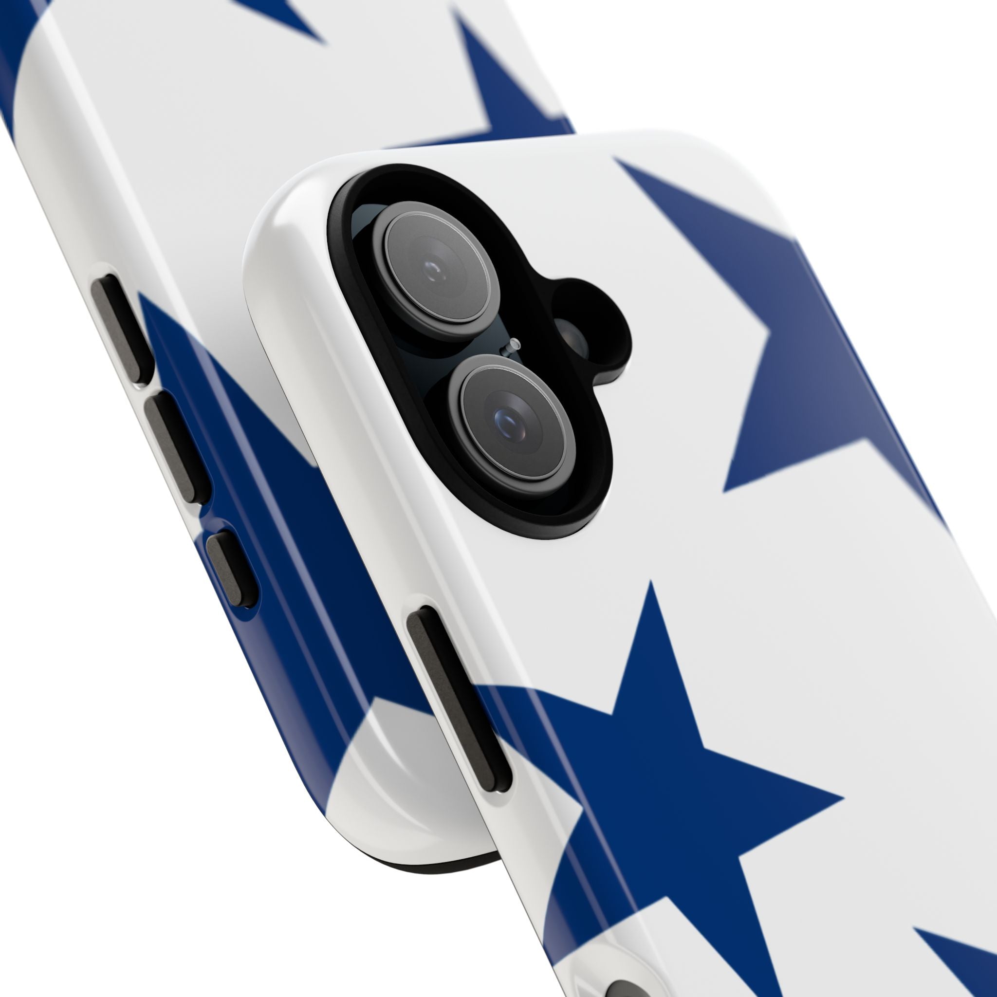 Sternenblüte (Blau in Weiß)