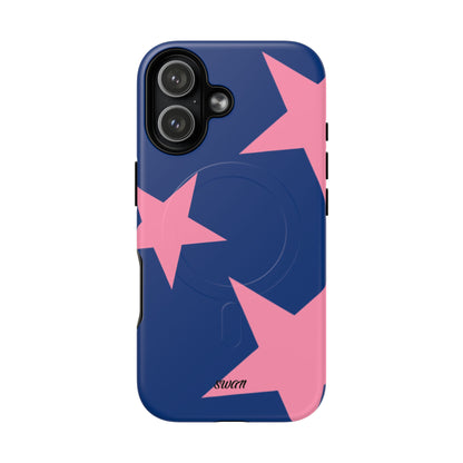 Star Bloom (Pink in Blue) (Magsafe) - Swan