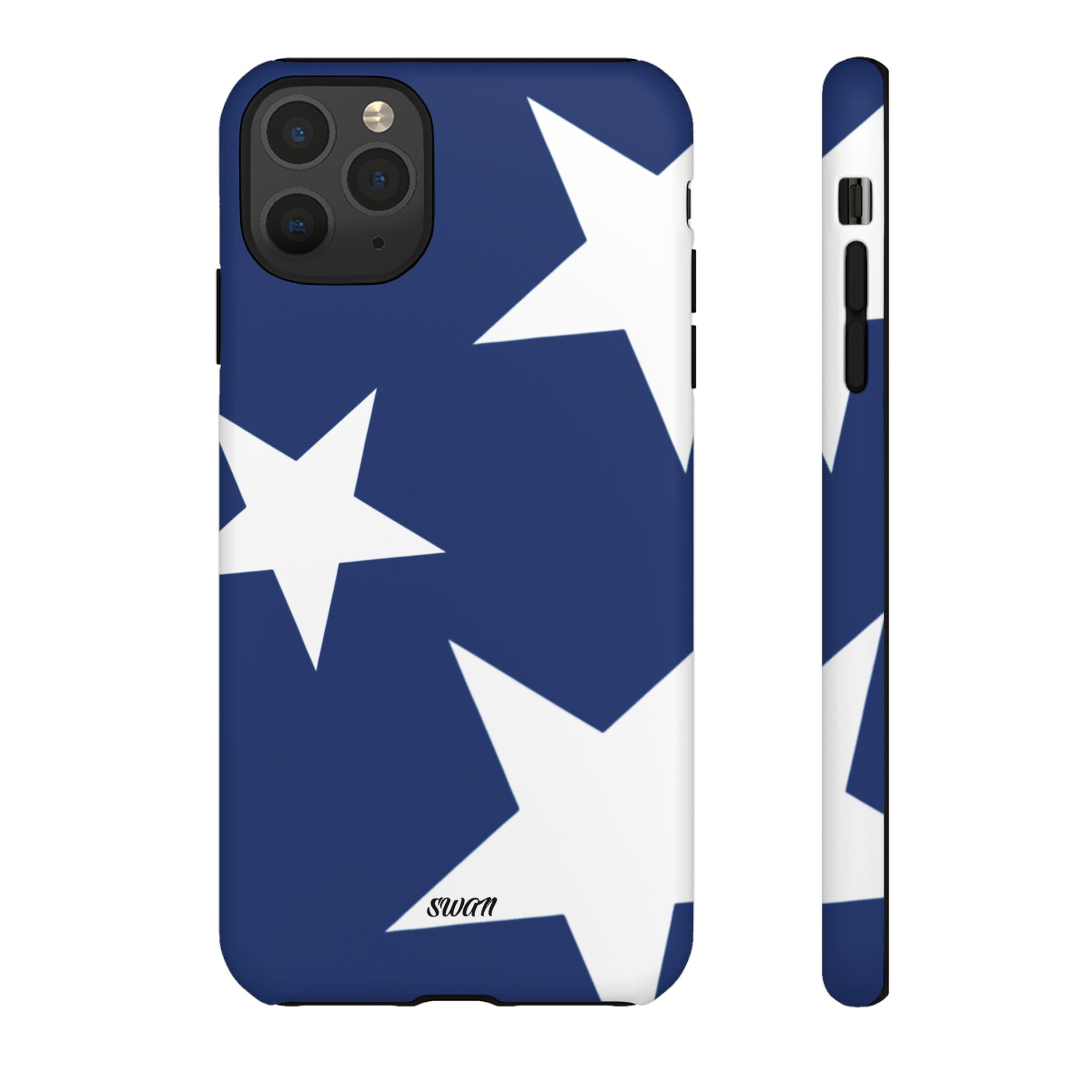 Star Bloom (White in Blue)