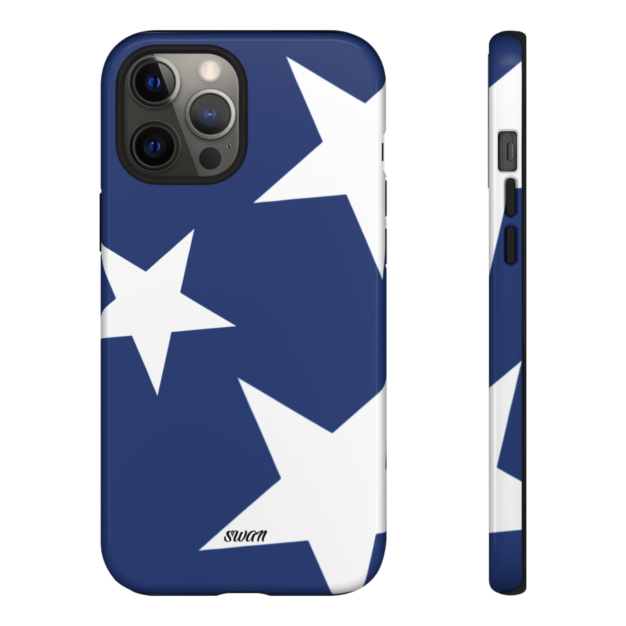 Star Bloom (White in Blue)