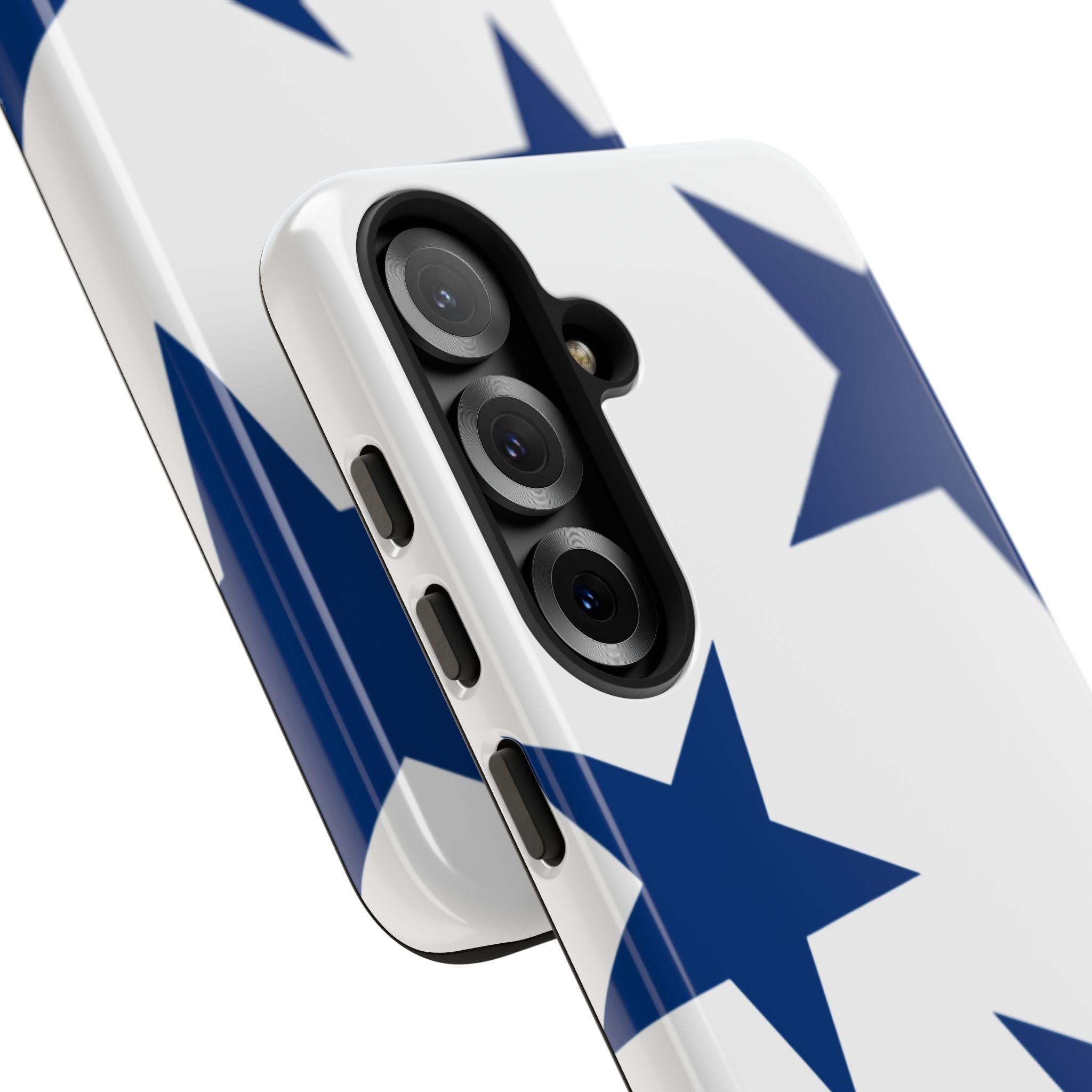 Sternenblüte (Blau in Weiß)